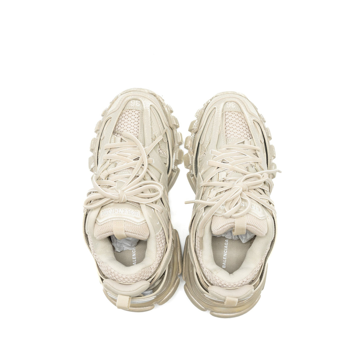 balenciaga-size-36-track-sneakers-mesh-nylon-beige