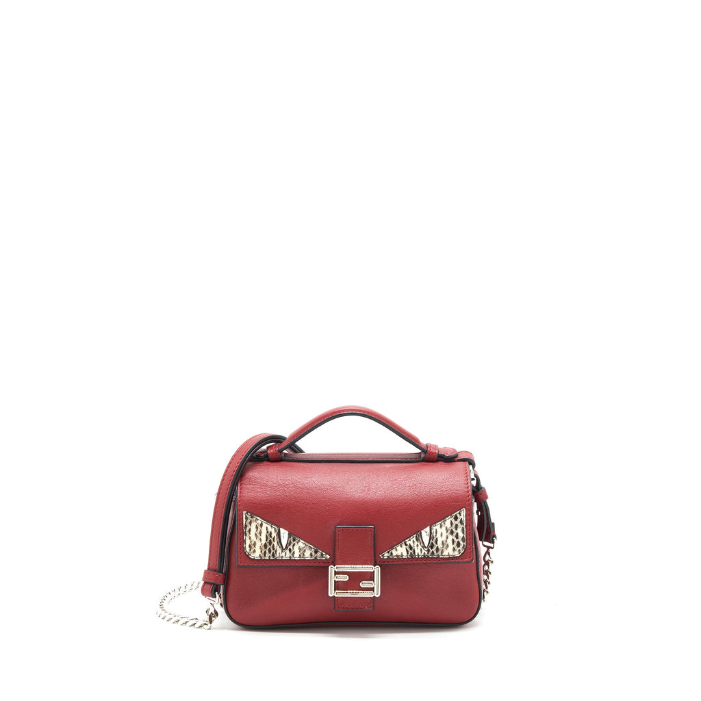 fendi-micro-monster-baguette-bag-red-shw