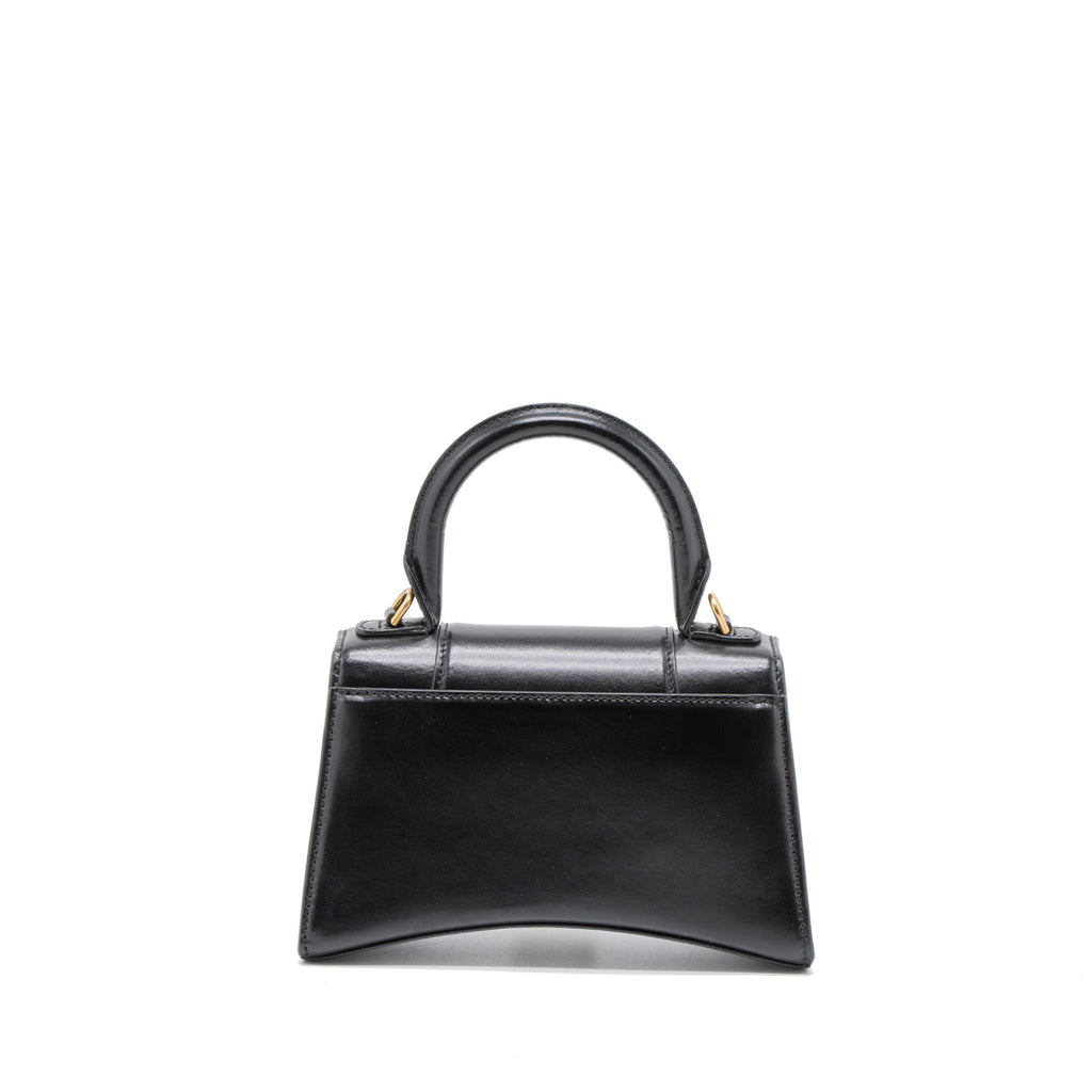 balenciaga-hourglass-xs-calfskin-black-ghw