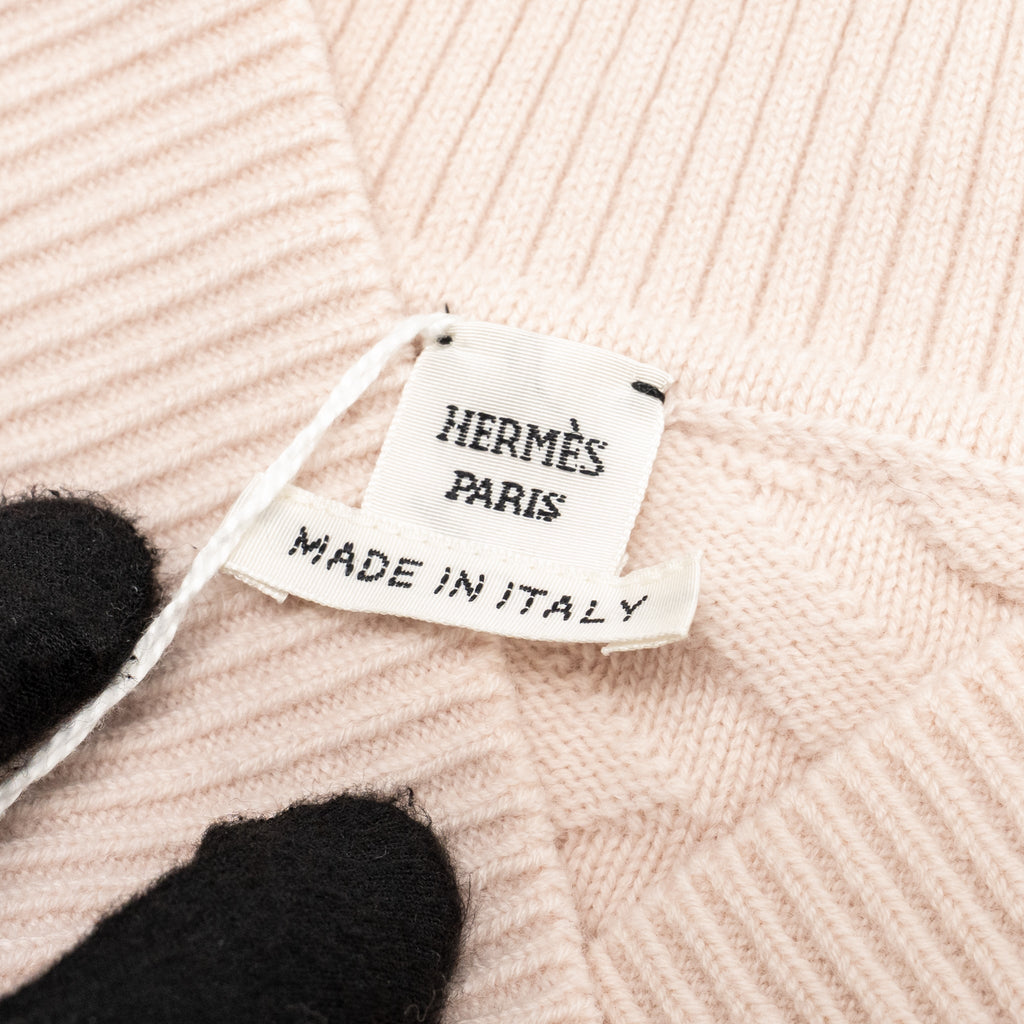 hermes-size-36-short-sleeve-mini-dress-virgin-wool-rose-petale