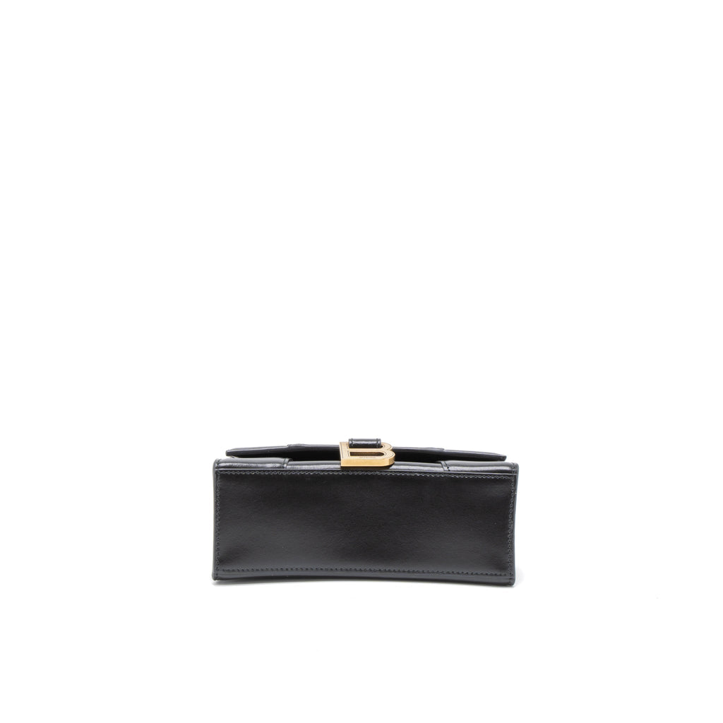 balenciaga-hourglass-xs-calfskin-black-ghw