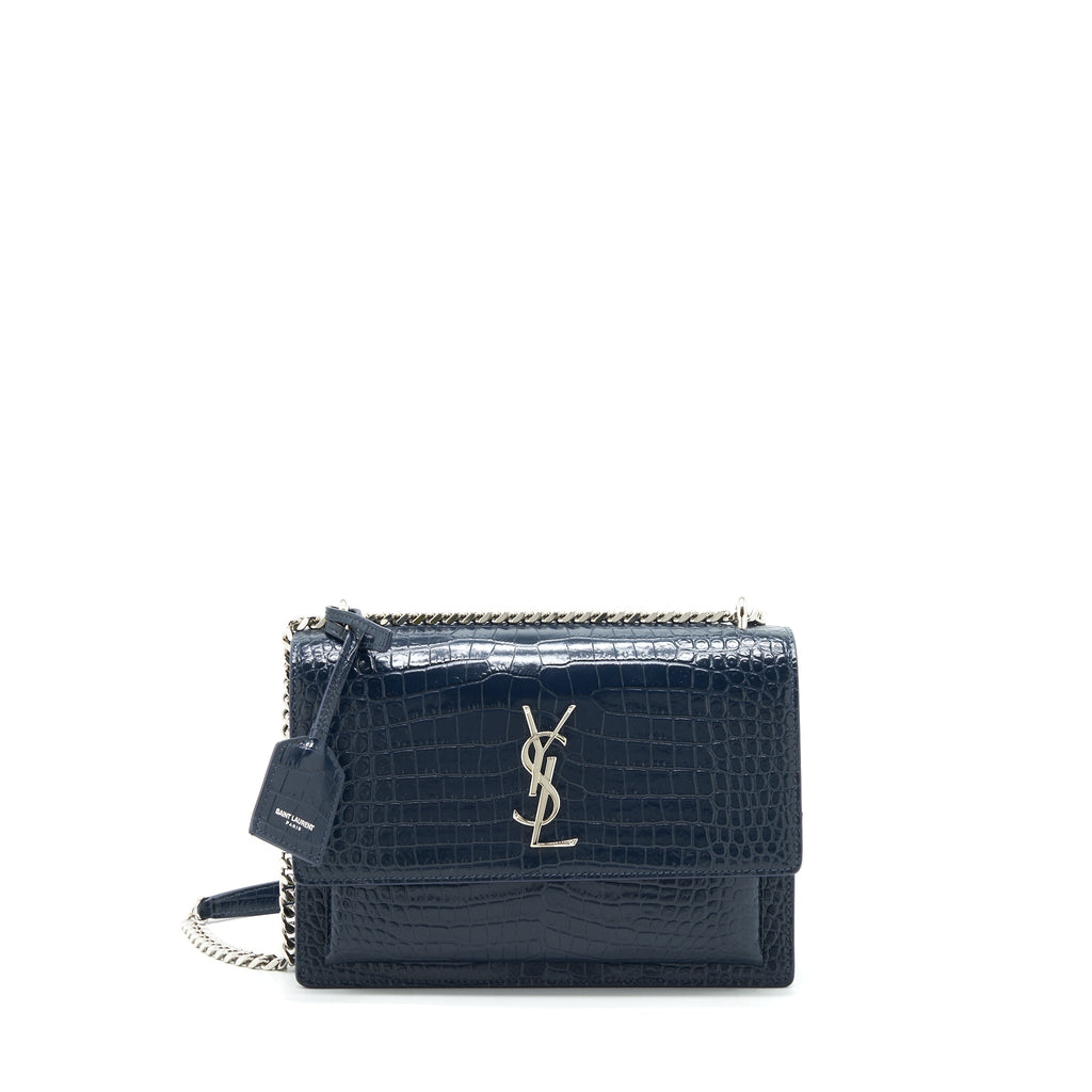 saint-laurent-medium-sunset-bag-in-croc-embossed-calfskin-dark-blue-shw