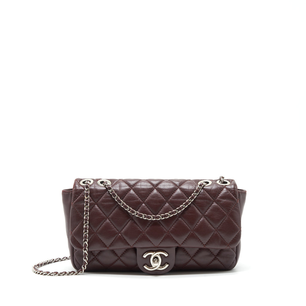 chanel-coco-rain-flap-bag-lambskin-burgundy-shw