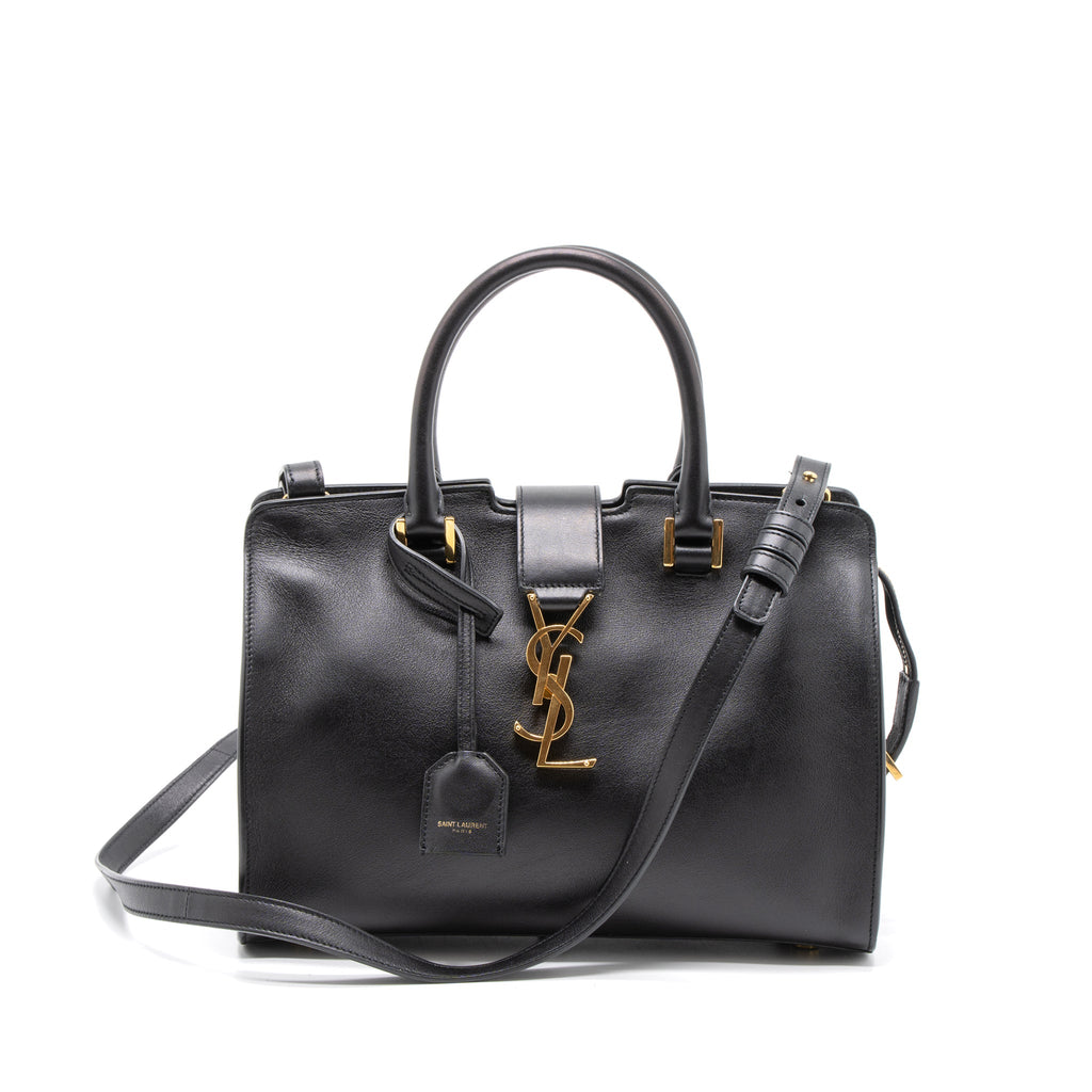 saint-laurent-cabas-tote-calfskin-black-ghw