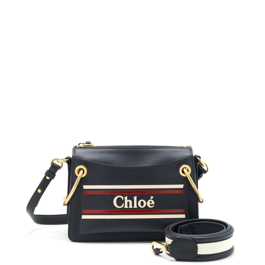 chloe-logo-print-shoulder-bag-navy-ghw