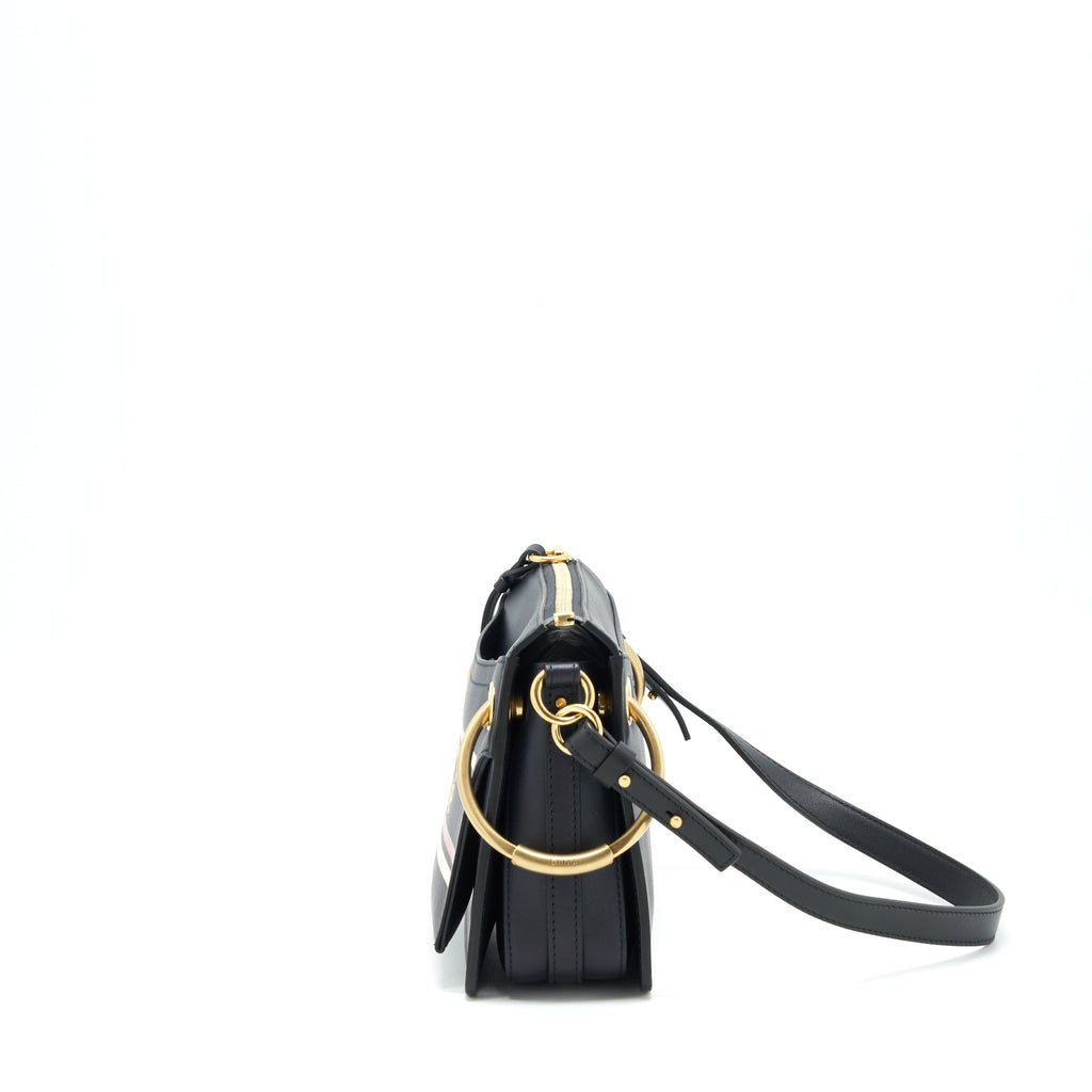 chloe-logo-print-shoulder-bag-navy-ghw