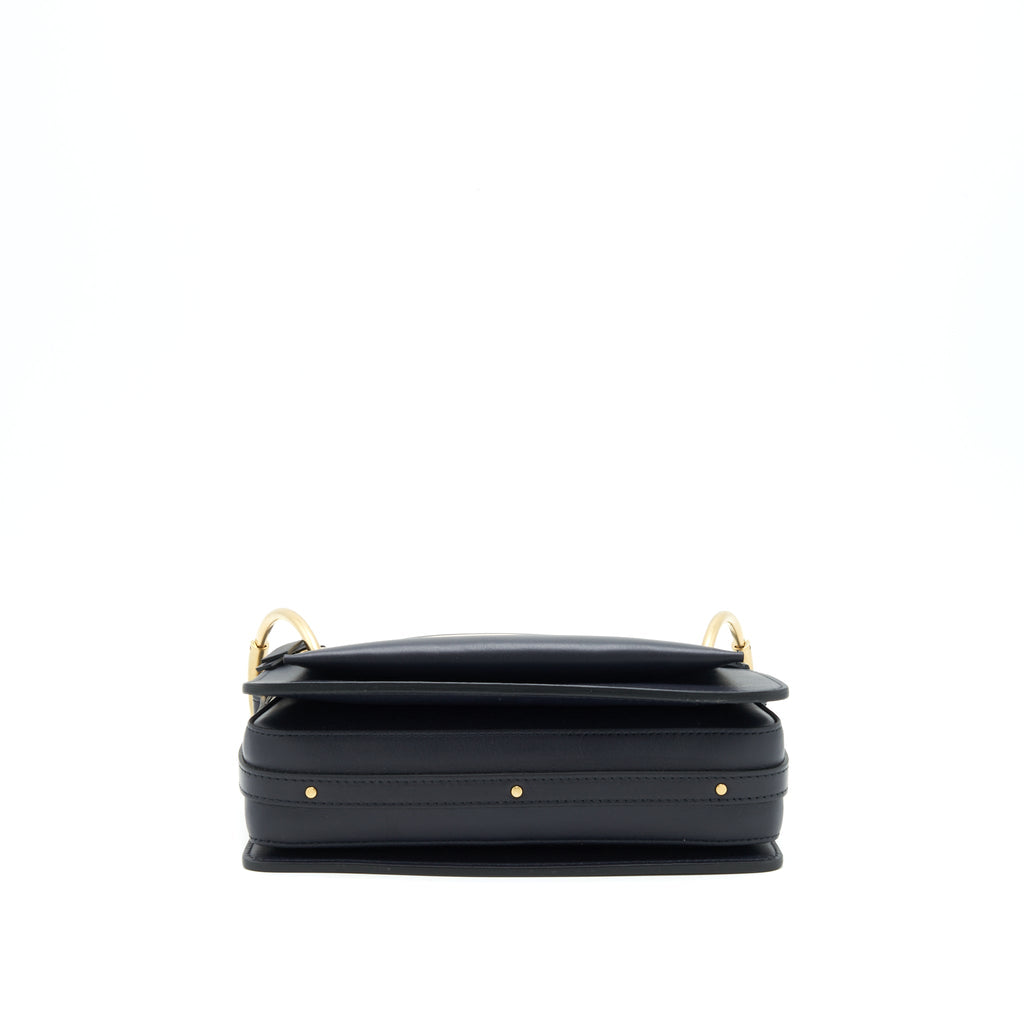 chloe-logo-print-shoulder-bag-navy-ghw