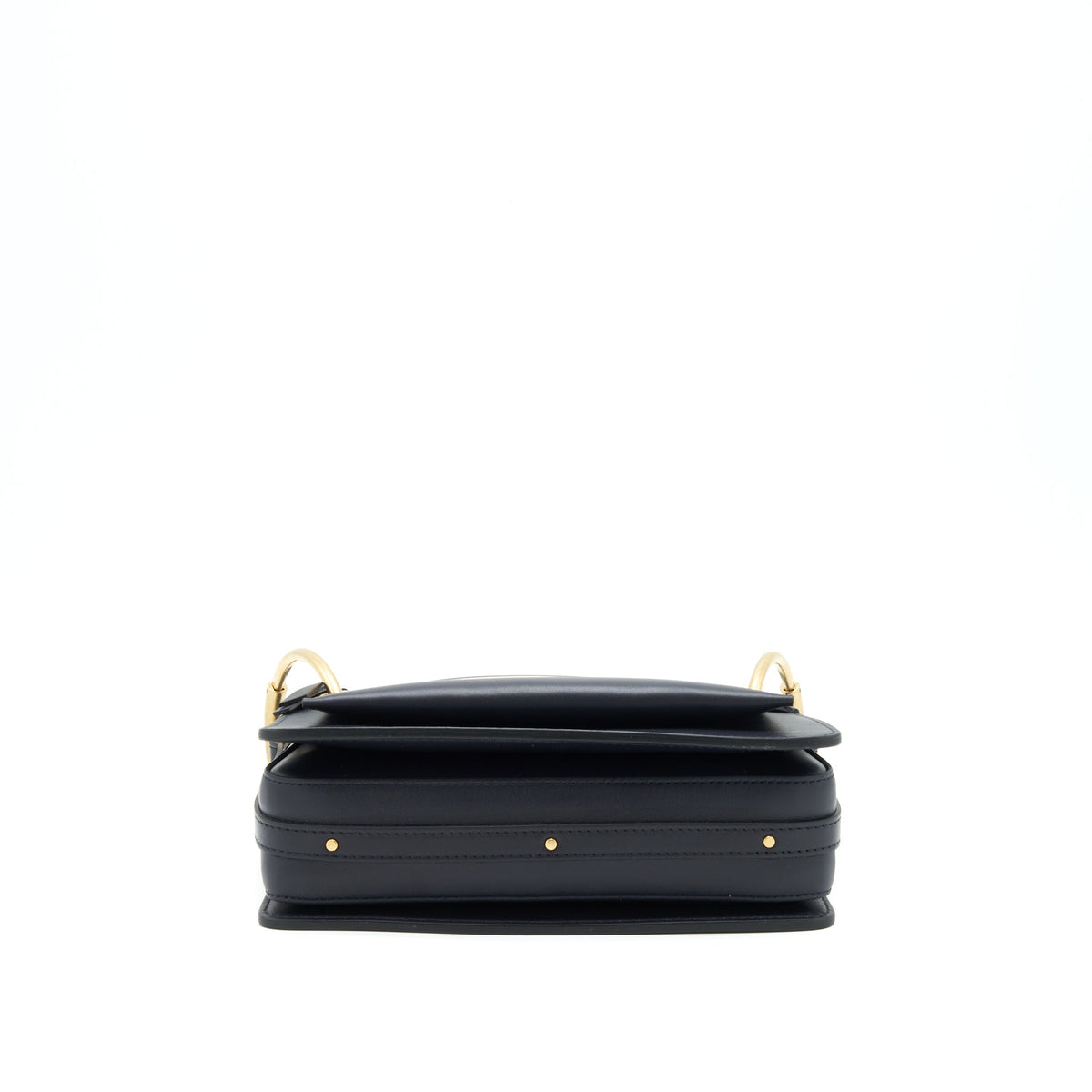 chloe-logo-print-shoulder-bag-navy-ghw