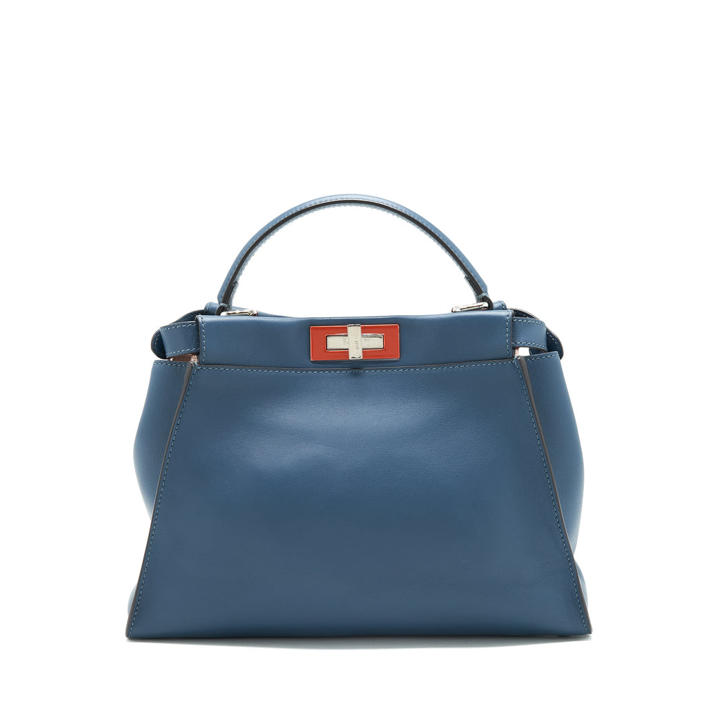 fendi-medium-peekaboo-bag-dark-blue-multi-colour-hardware