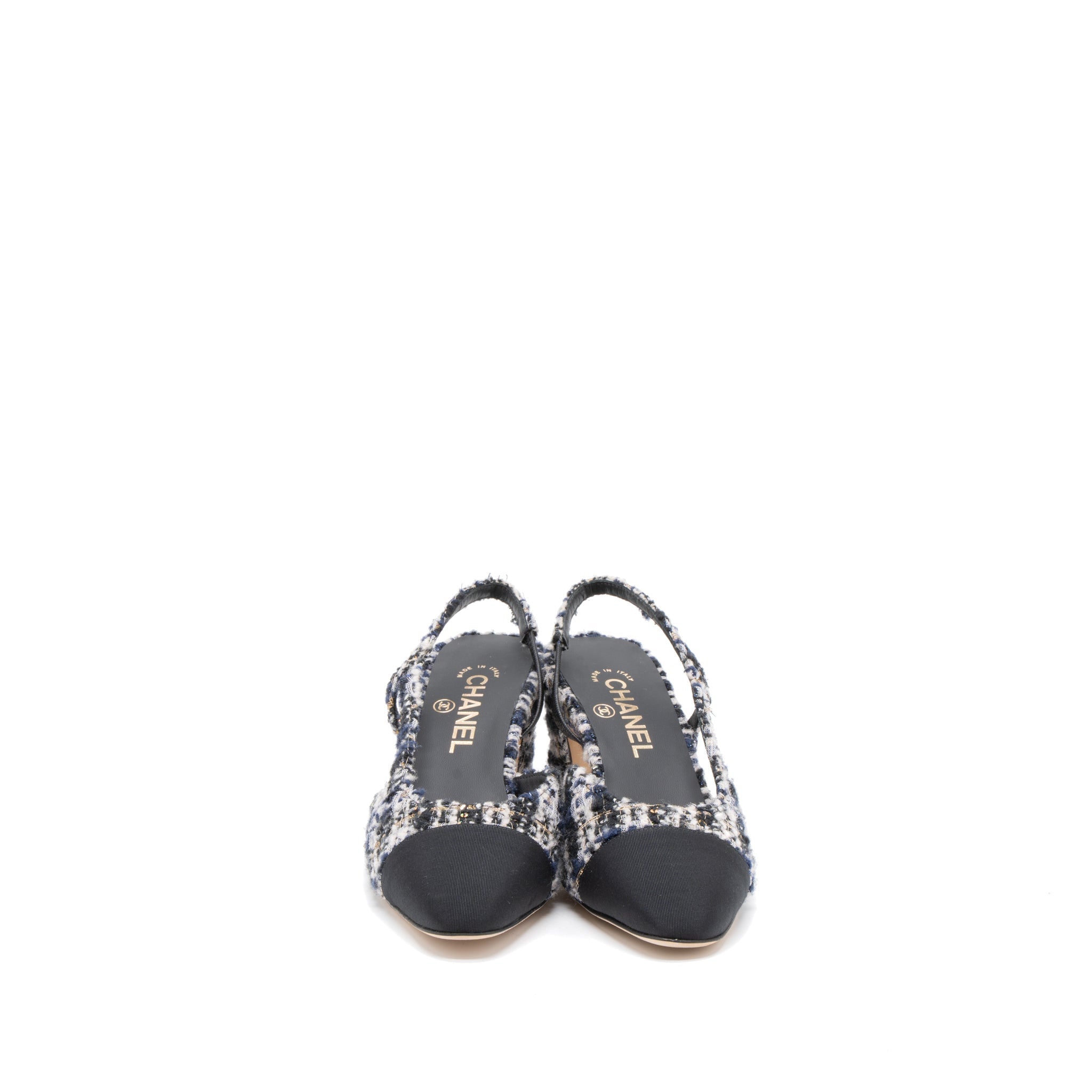 chanel-size-38-5-slings-shoes-tweed-leather-multicolour