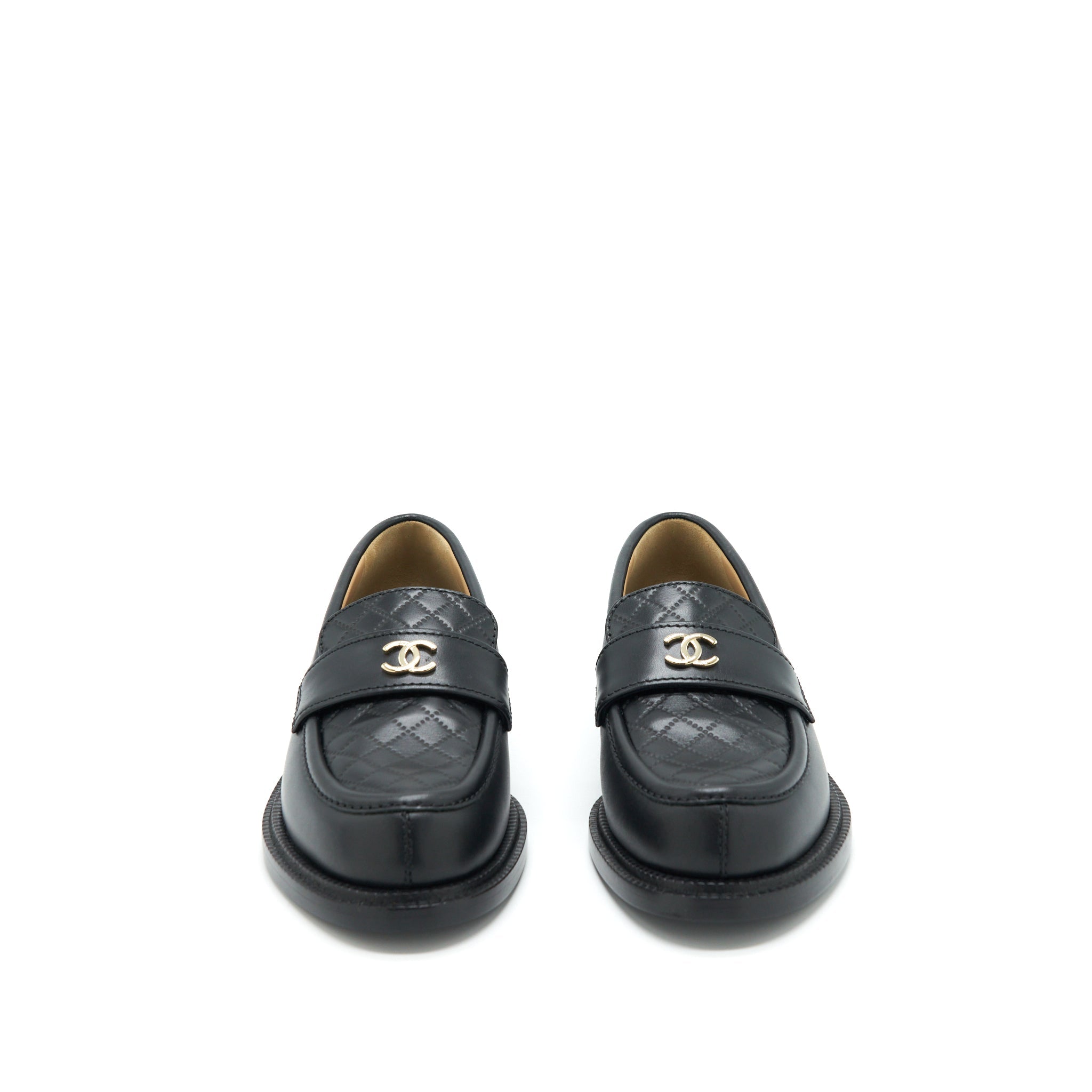 chanel-size-38-quilted-loafer-black-lghw