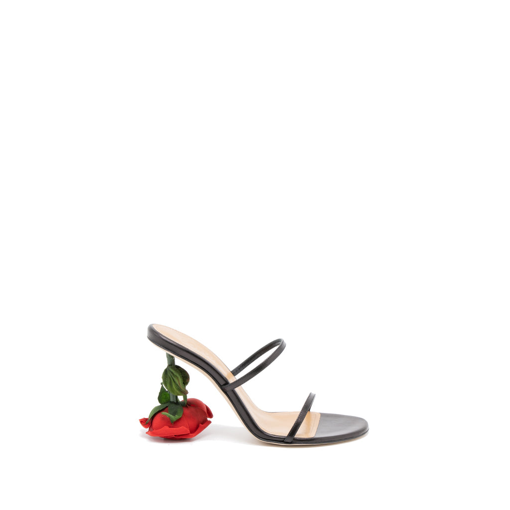 loewe-size-38-rose-heel-mules-leather-black-multicolour