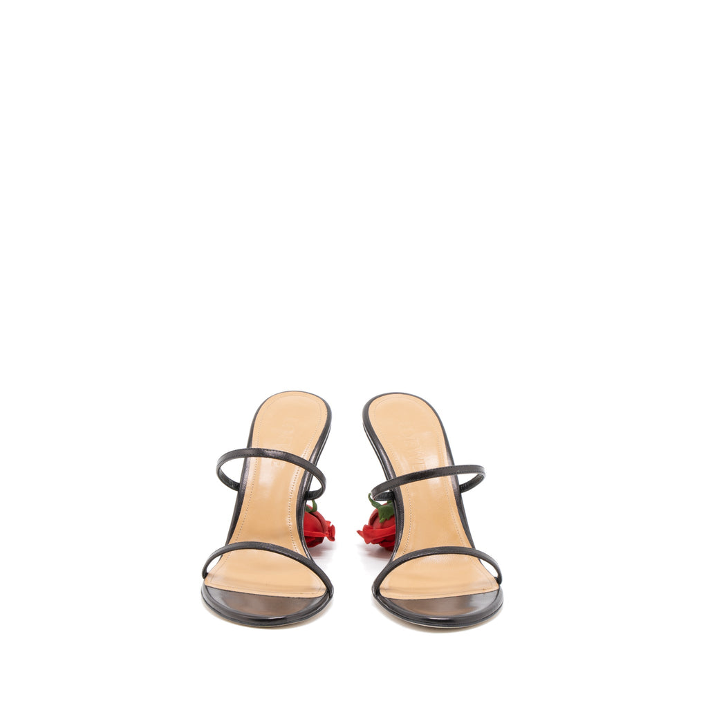 loewe-size-38-rose-heel-mules-leather-black-multicolour