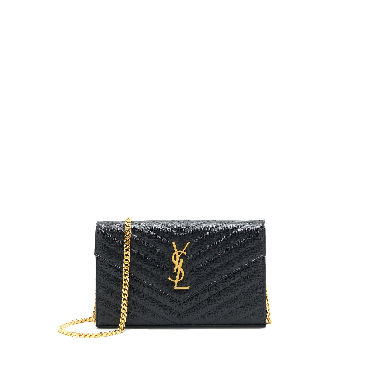 saint-laurent-envelope-chain-crossbody-bag-grained-calfskin-black-ghw-1