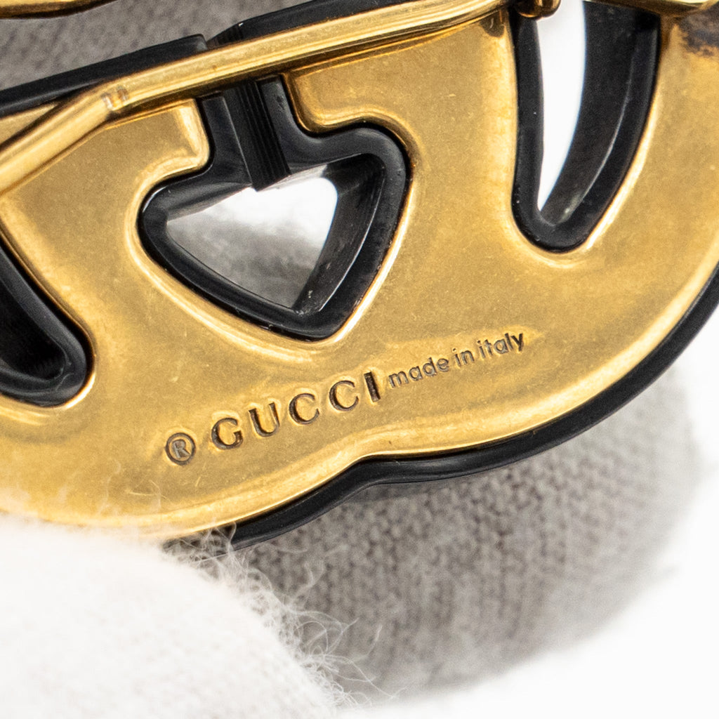 gucci-gg-logo-crystal-hair-clip-black-ghw