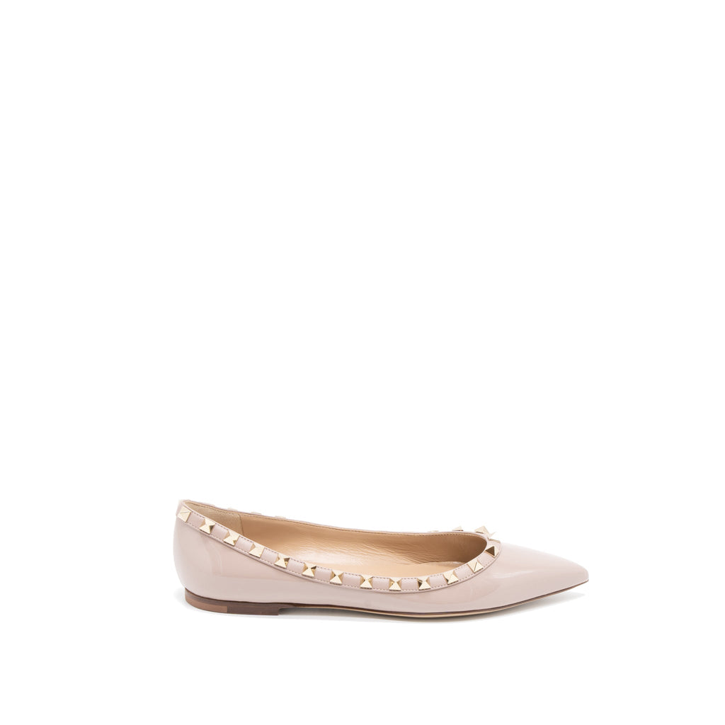 valentino-size-37-rockstud-ballet-flap-patent-poudre-lghw
