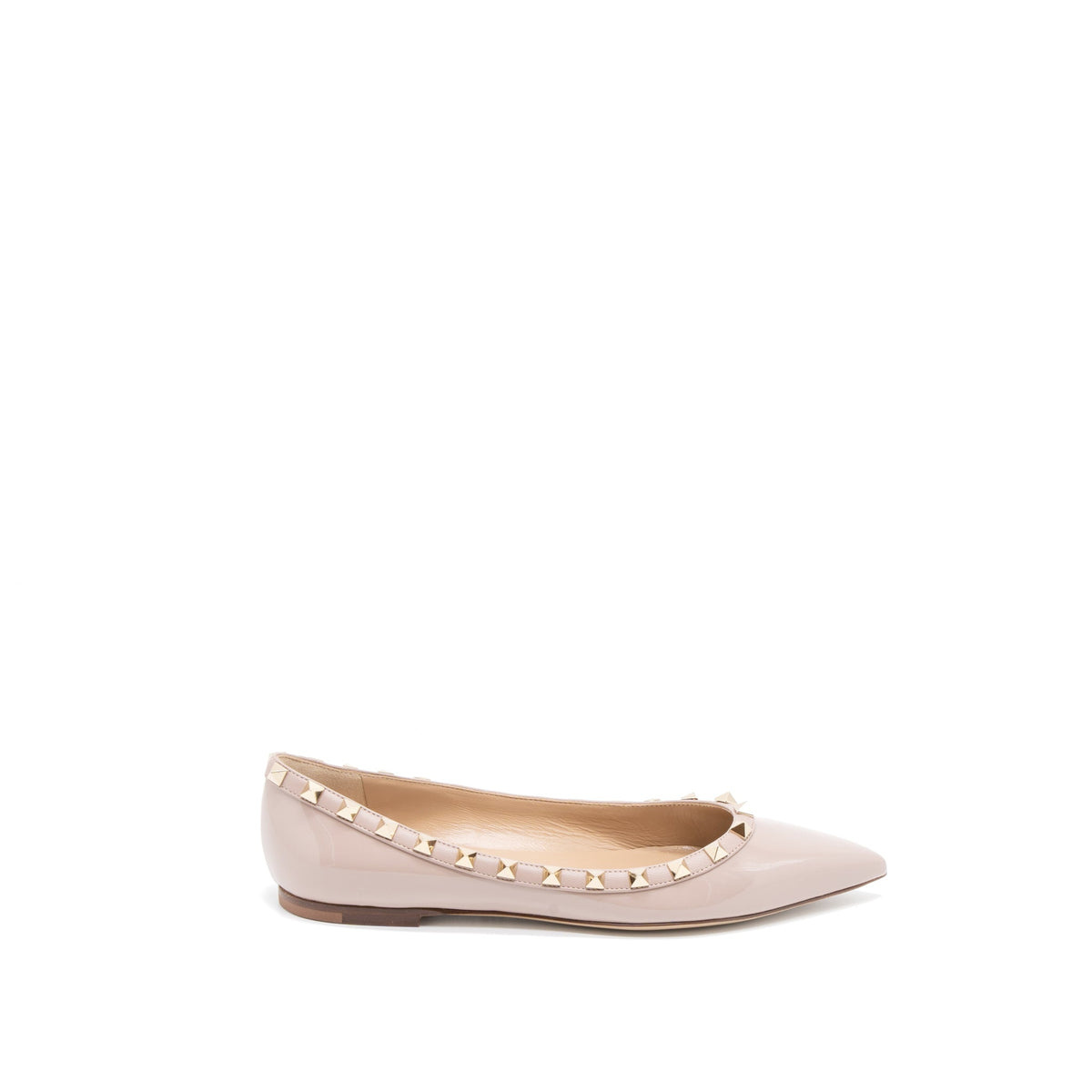 valentino-size-37-rockstud-ballet-flap-patent-poudre-lghw