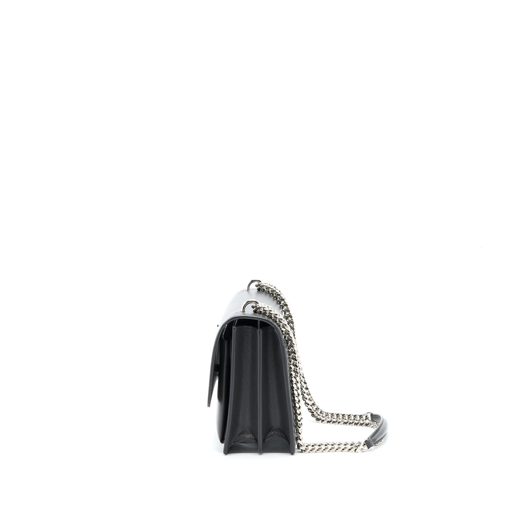 saint-laurent-sunset-chain-bag-calfskin-dark-grey-shw