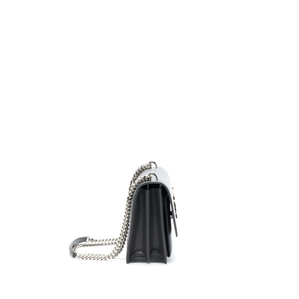 saint-laurent-sunset-chain-bag-calfskin-dark-grey-shw