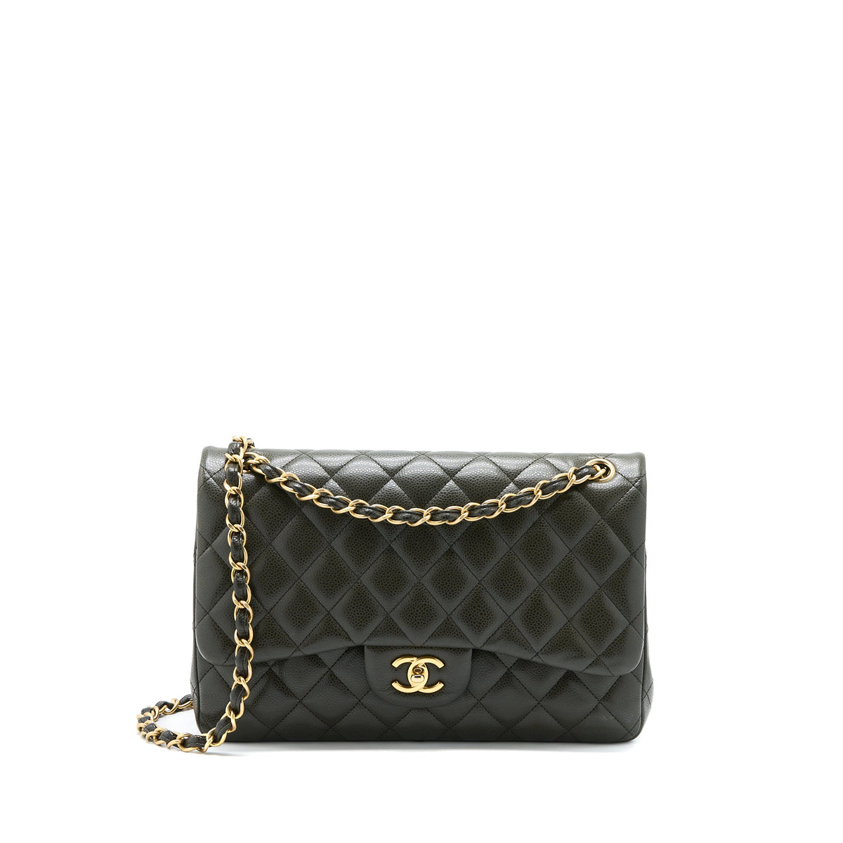 chanel-classic-jumbo-double-flap-bag-caviar-olive-green-ghw