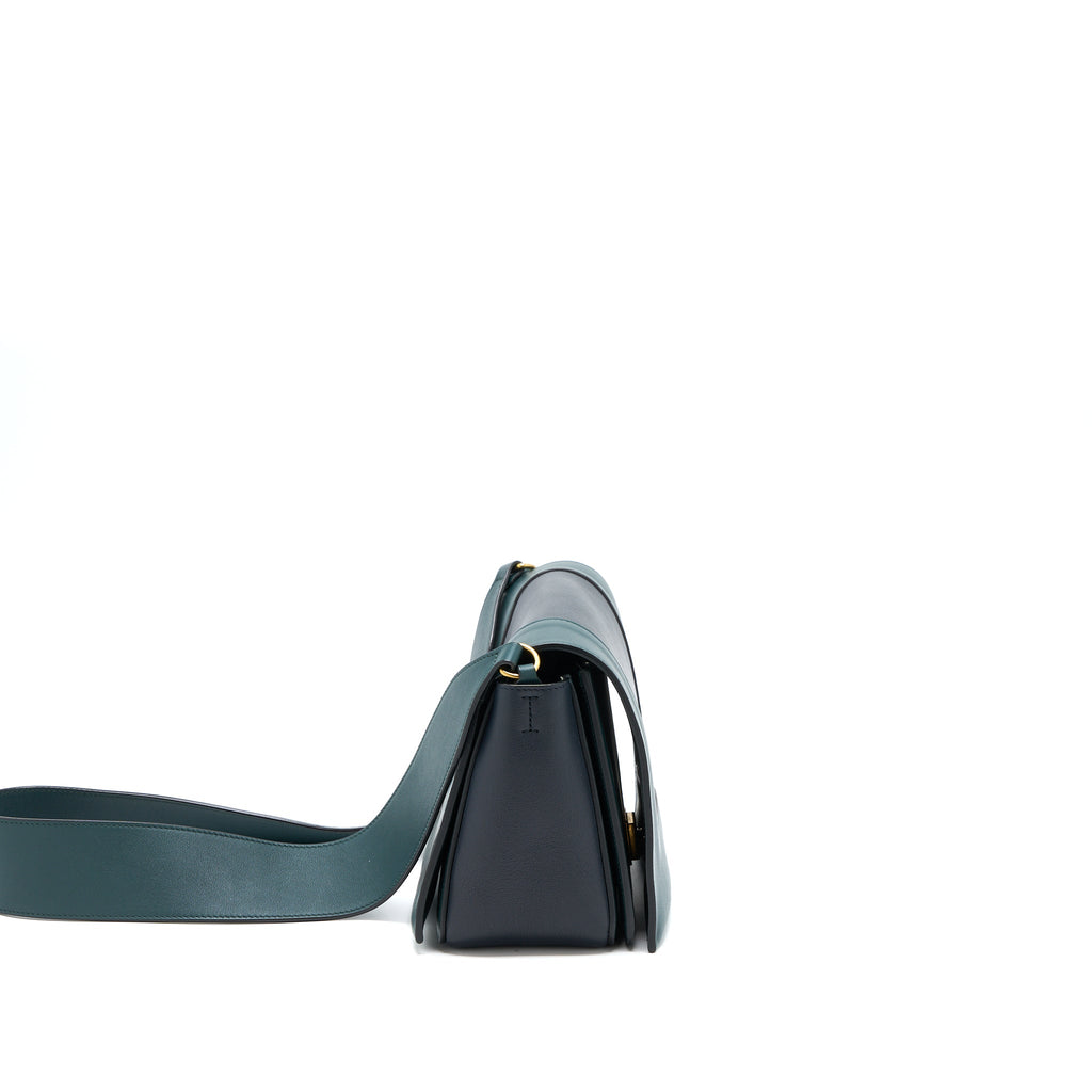 celine-frame-bag-calfskin-multicolour-navy-dark-green-ghw