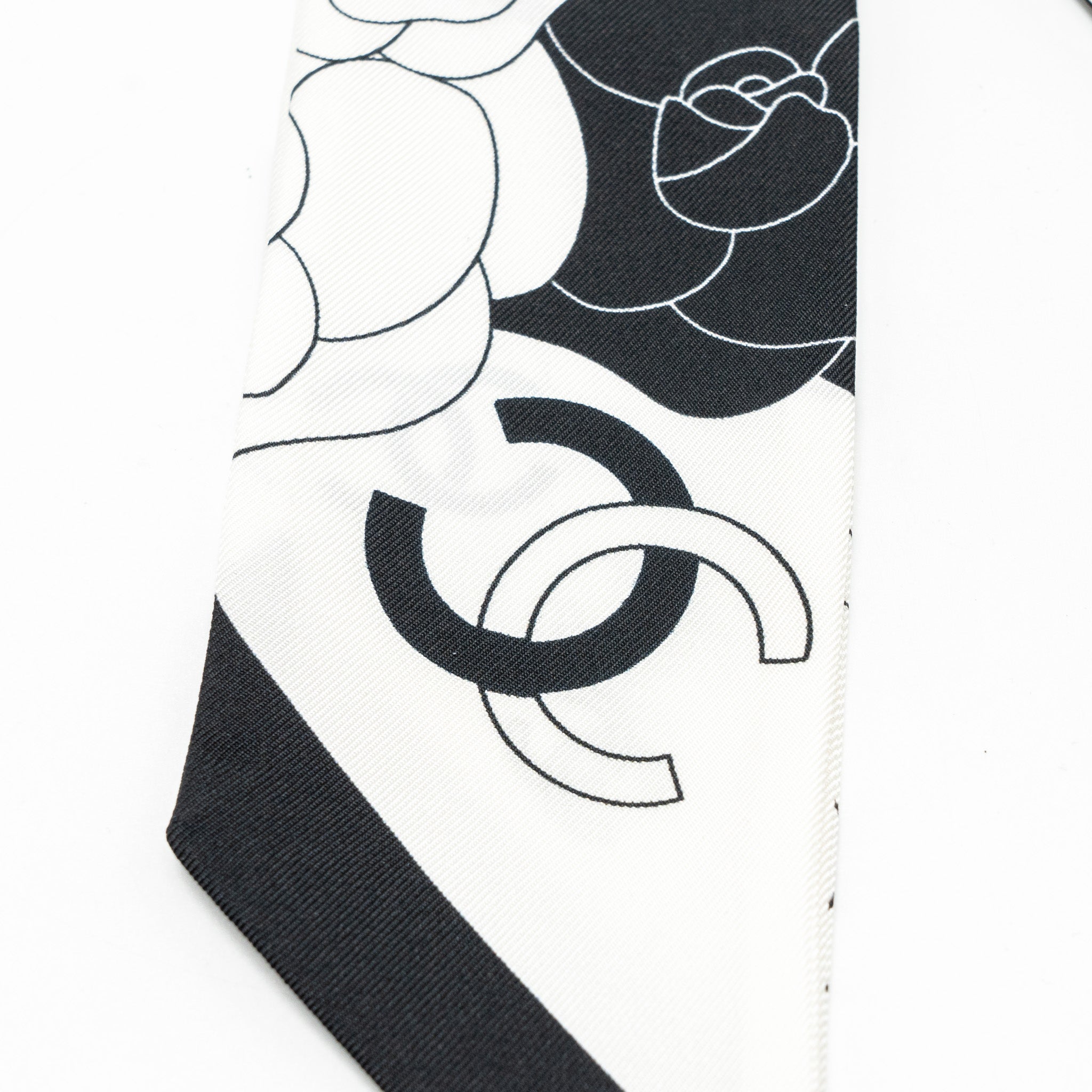 chanel-small-silk-scarf-twilly-cc-logo-black-white