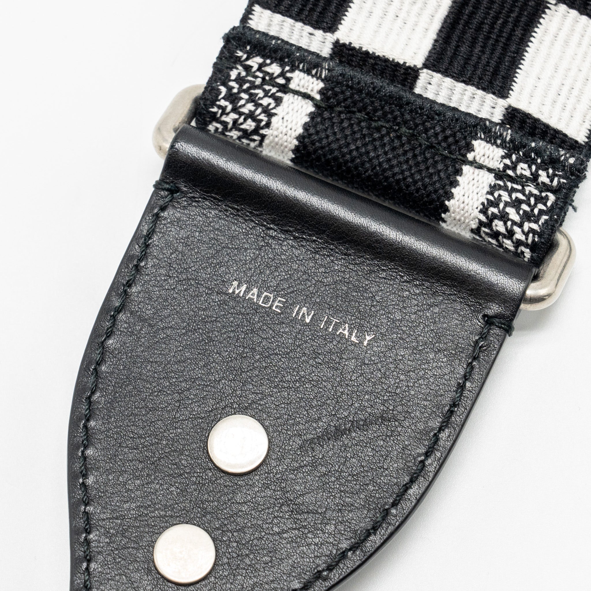 dior-shoulder-strap-canvas-calfskin-black-white-shw