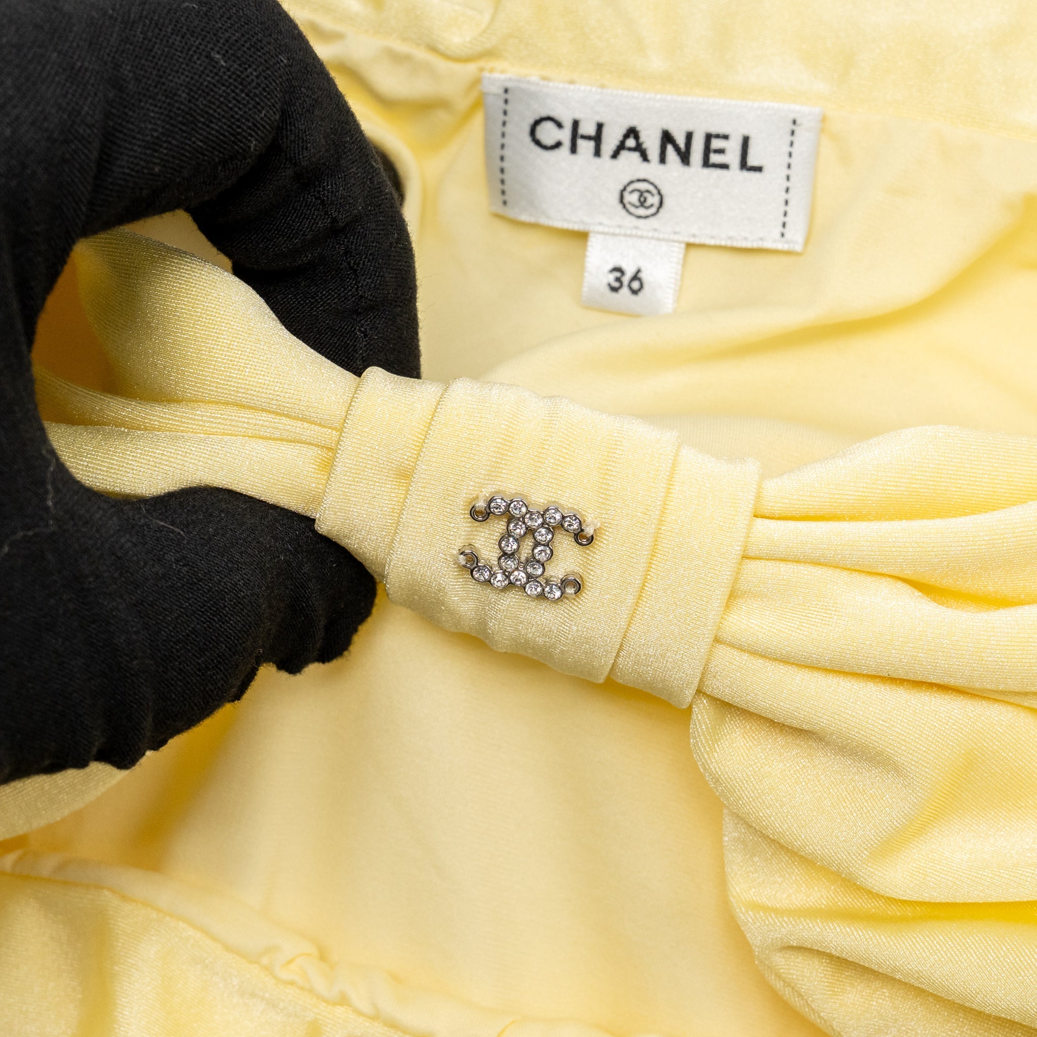 chanel-size-36-bow-top-yellow