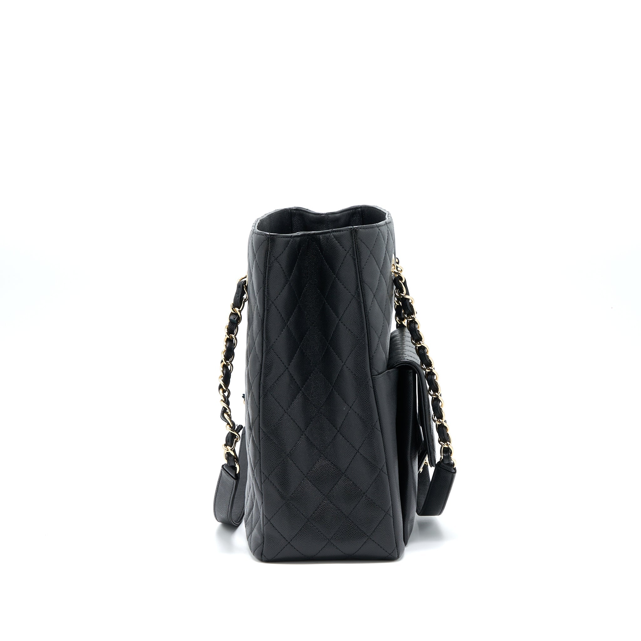 chanel-19c-large-shopping-tote-bag-caviar-black-lghw