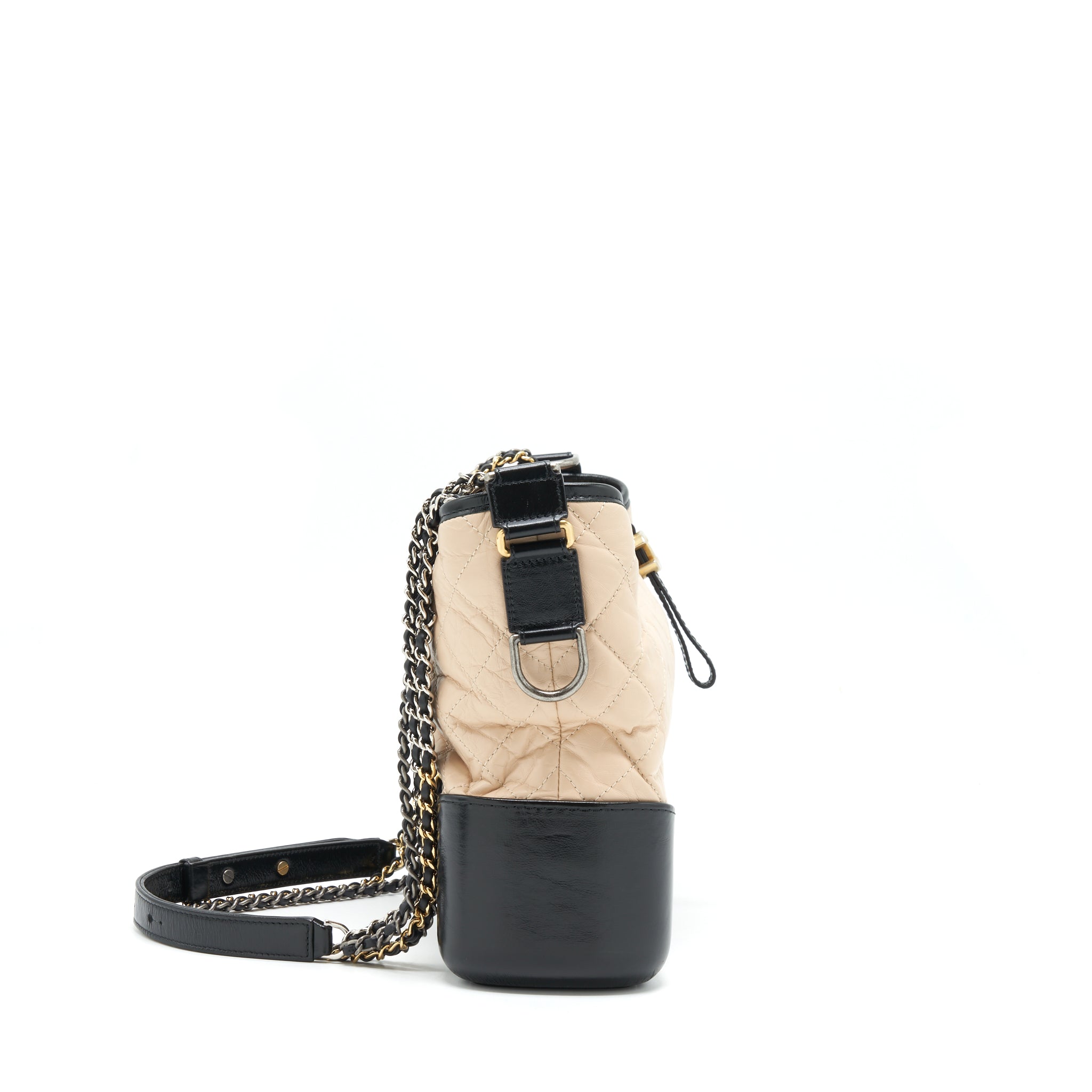 chanel-large-gabrielle-hobo-bag-beige-black-gold-sliver-hardware