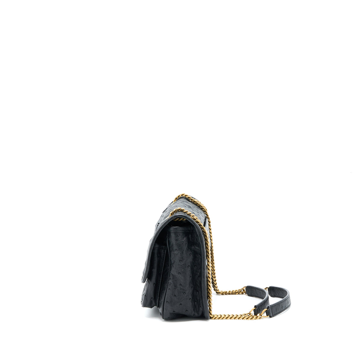 saint-laurent-niki-baby-ostrich-black-ghw