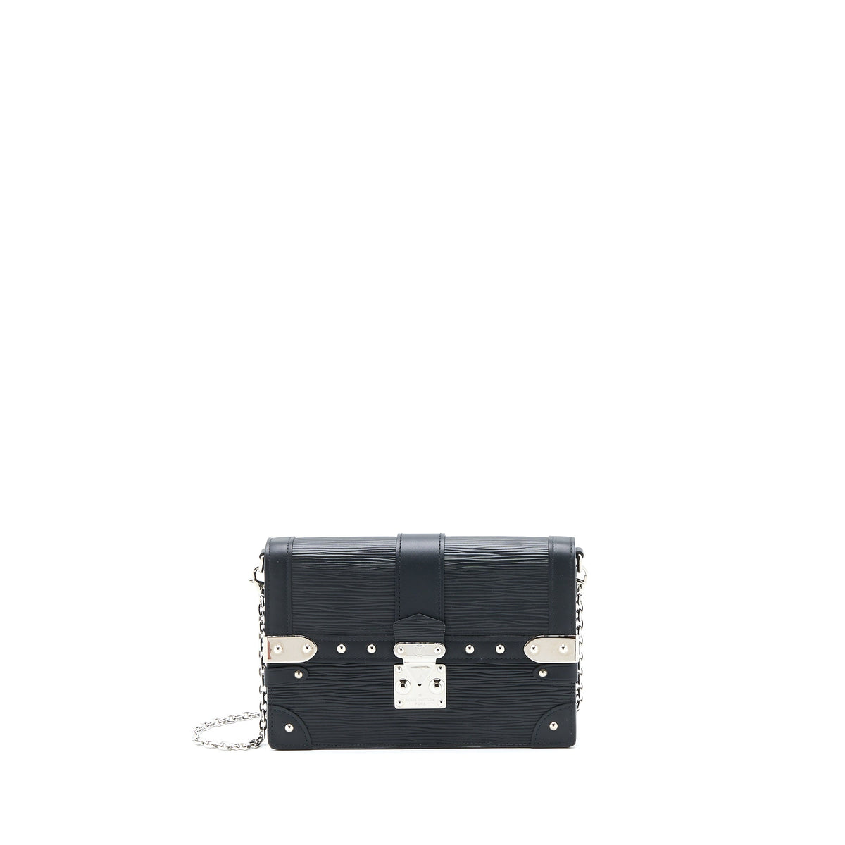 louis-vuitton-trunk-chain-wallet-epi-leather-black-with-shw