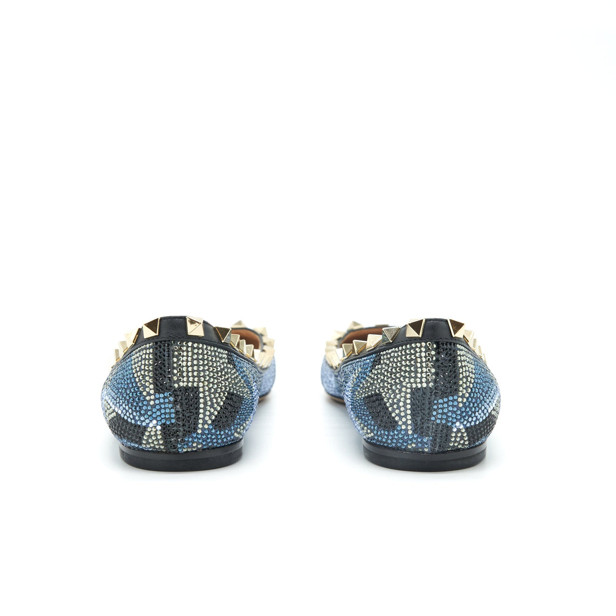 valentino-size-35-crystal-rockstud-flat-multicoloure