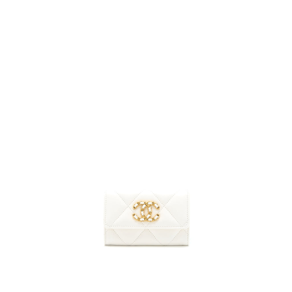 chanel-19-flap-card-holder-lambskin-white-brushed-ghw-microchip
