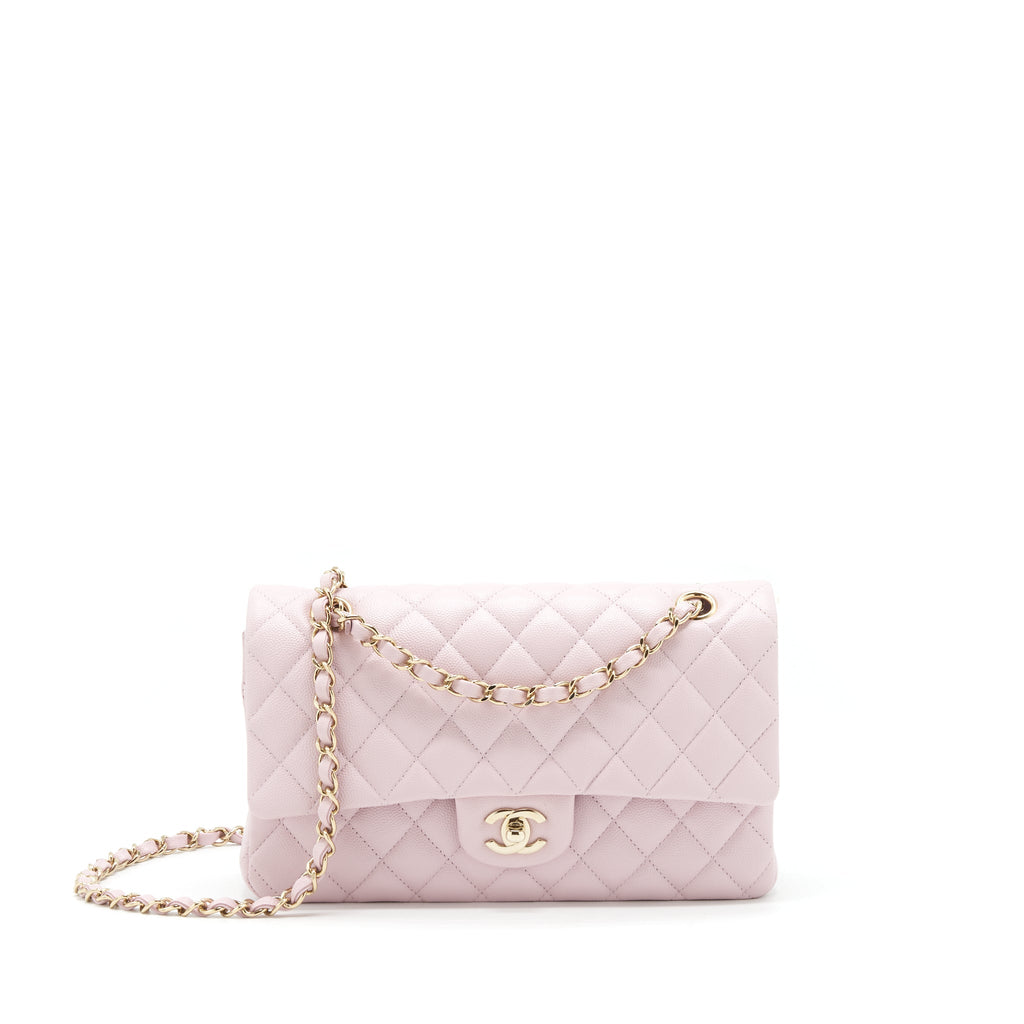 chanel-medium-classic-double-flap-bag-21s-caviar-light-pink-lghw