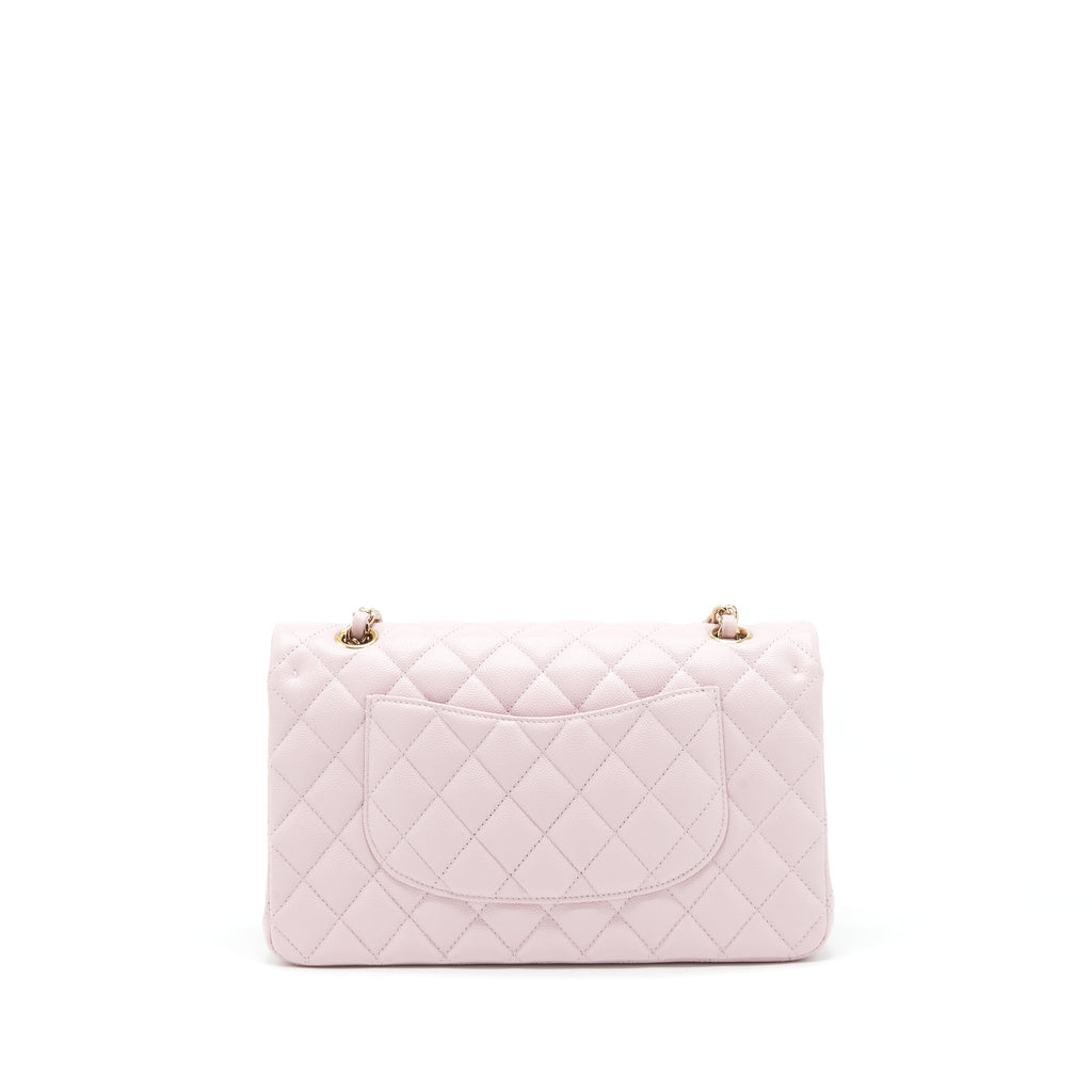 chanel-medium-classic-double-flap-bag-21s-caviar-light-pink-lghw