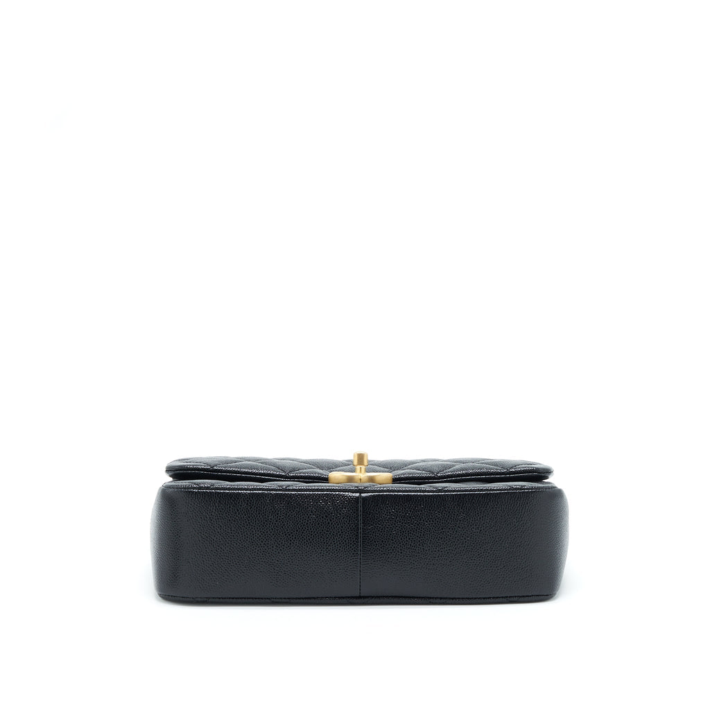 chanel-22p-medium-melody-bag-grained-calfskin-black-ghw-microchip