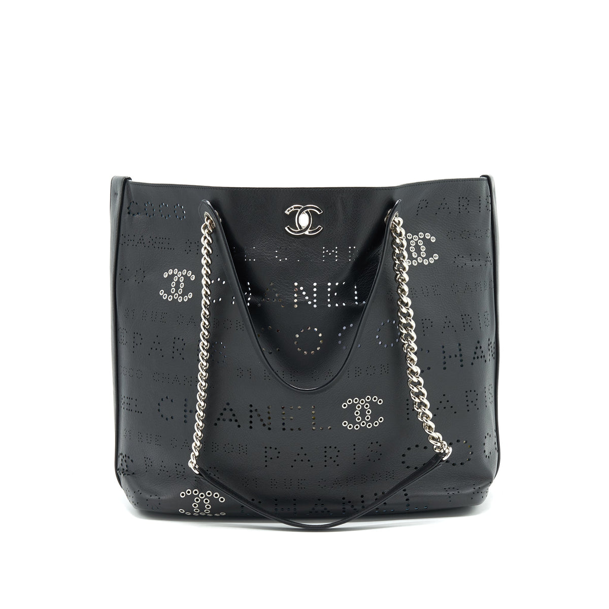 chanel-eyelet-logo-calfskin-tote-bag-black-blue-shw