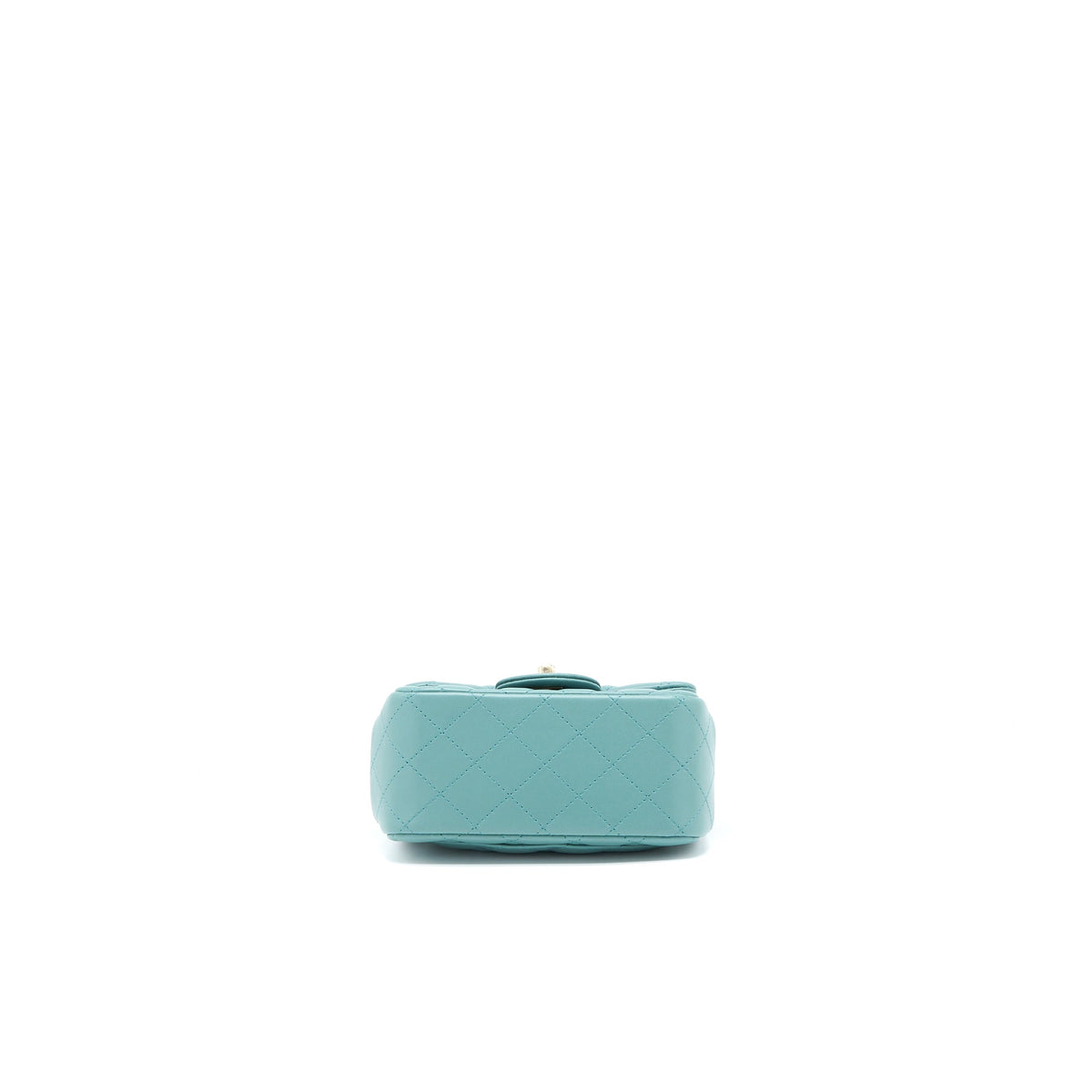 chanel-mini-square-flap-bag-lambskin-light-green-lghw-microchip