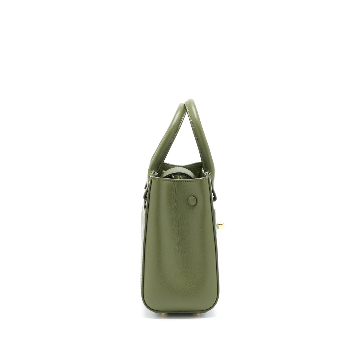 chanel-small-top-handle-tote-calfskin-green-lghw
