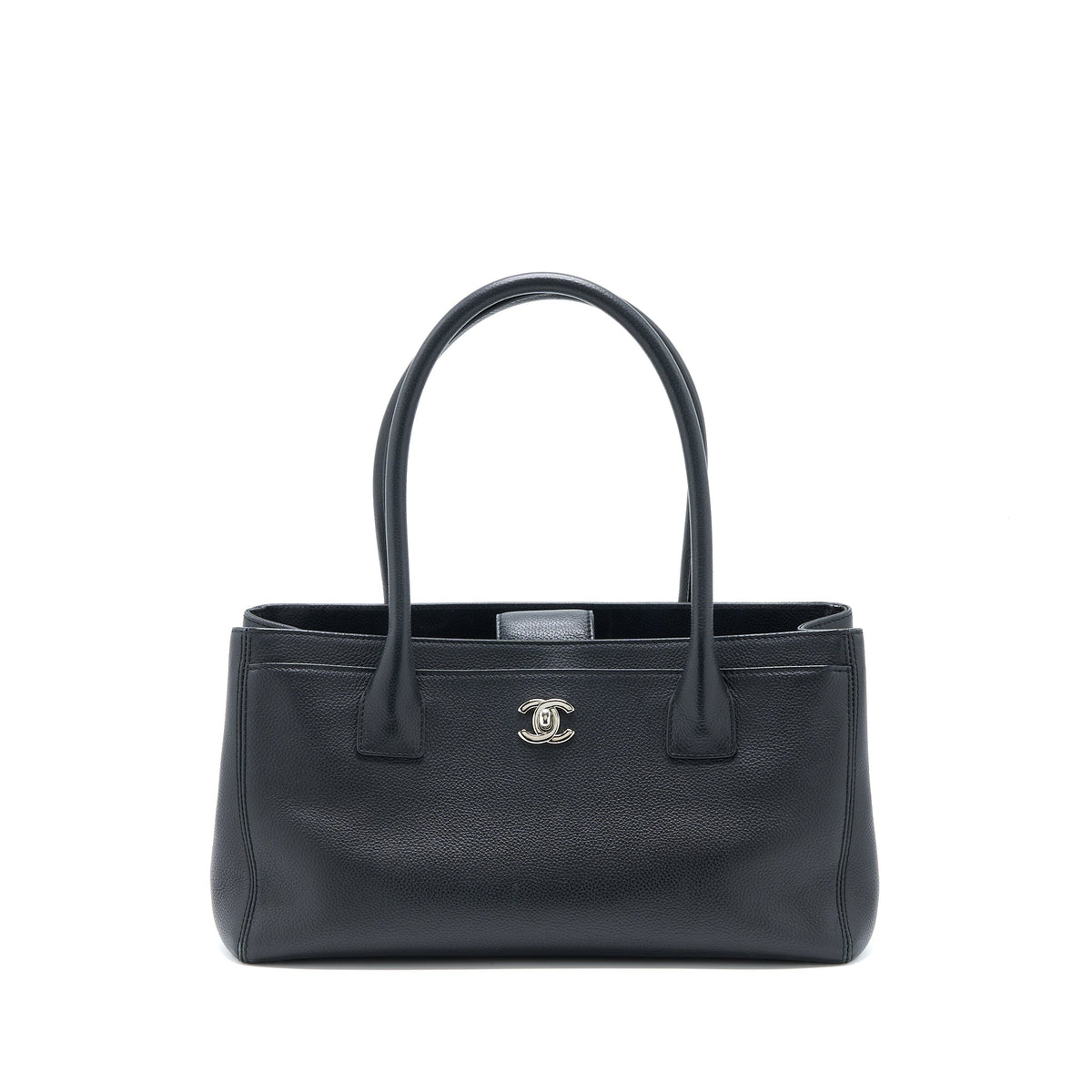 chanel-cerf-tote-bag-grained-calfskin-black-shw