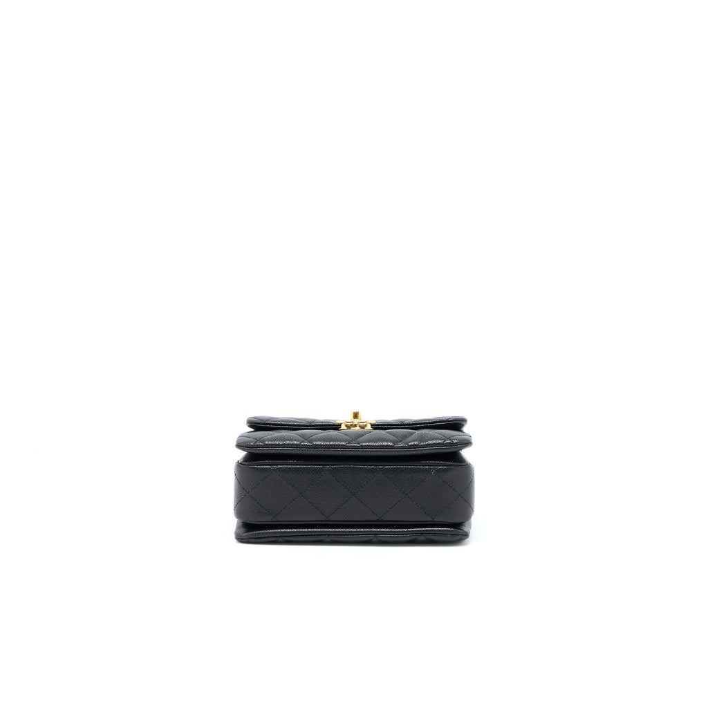 chanel-22k-coco-first-caviar-leather-black-ghw-microchip
