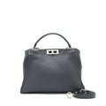 fendi-grained-calfskin-medium-peekaboo-tote-bag-dark-grey-shw