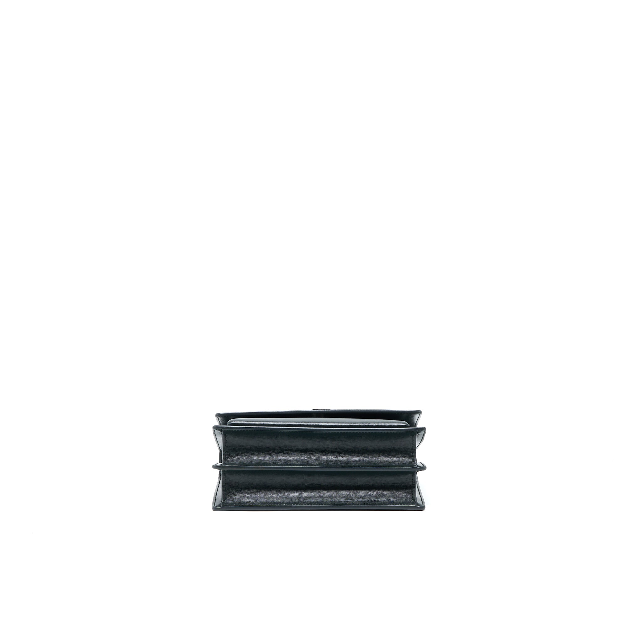 saint-laurent-sunset-chain-bag-calfskin-dark-green-shw