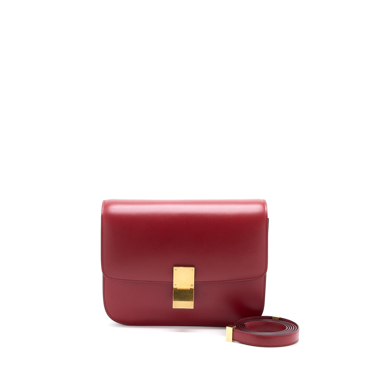 celine-medium-classic-box-bag-calfskin-red-ghw-2