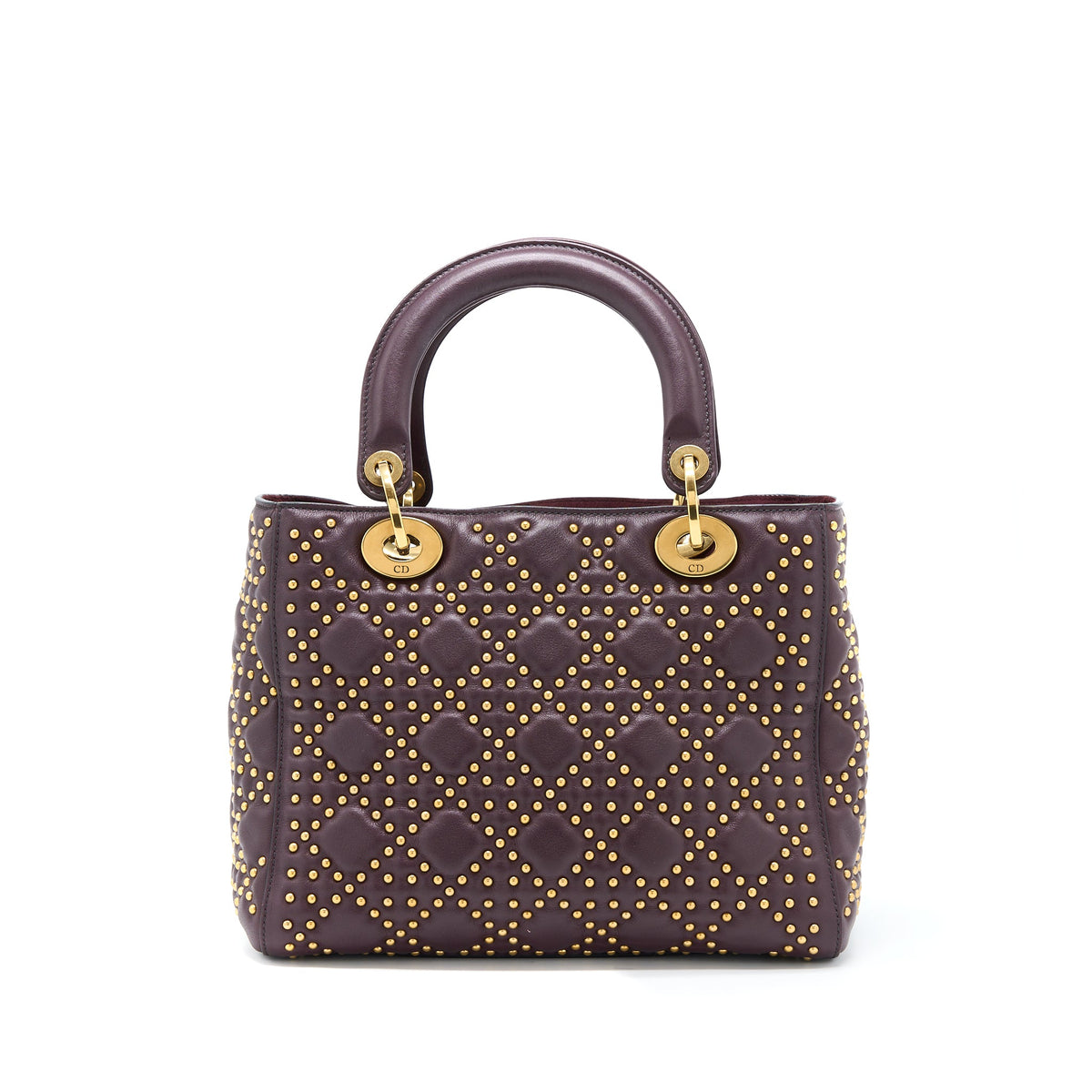 dior-medium-lady-dior-rock-stud-calfskin-dark-red-ghw
