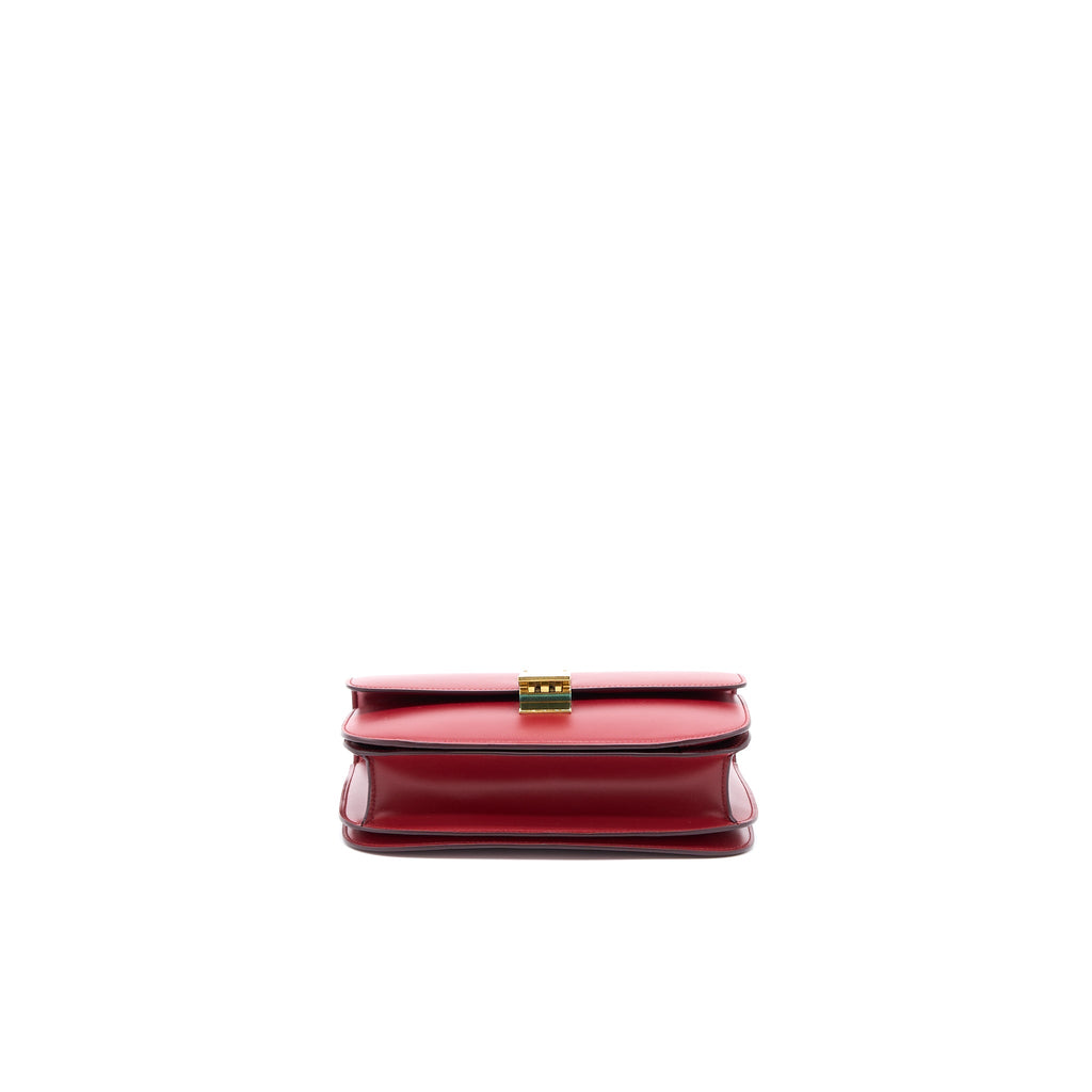 celine-medium-classic-box-bag-calfskin-red-ghw-2