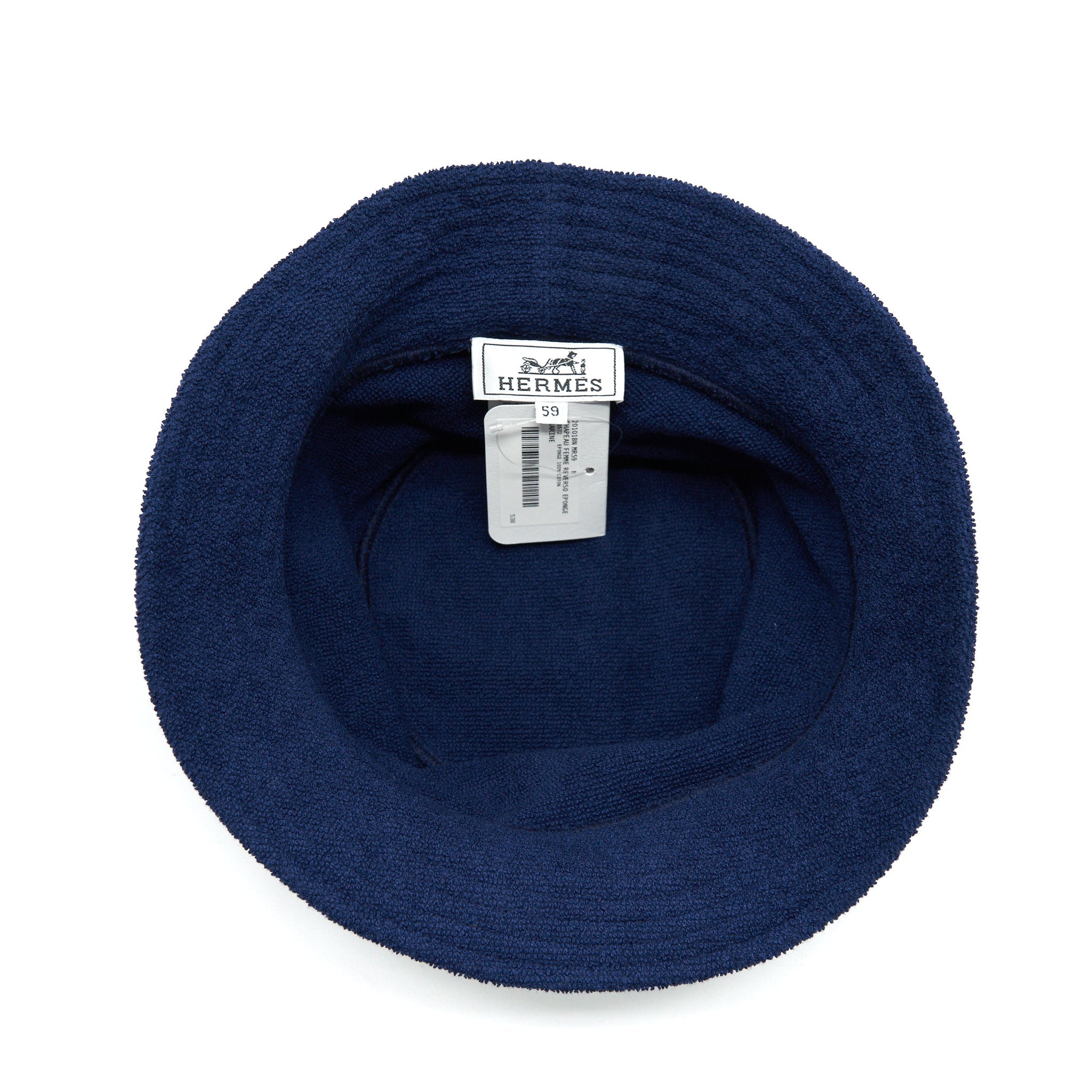 hermes-size59-bucket-hat-blue
