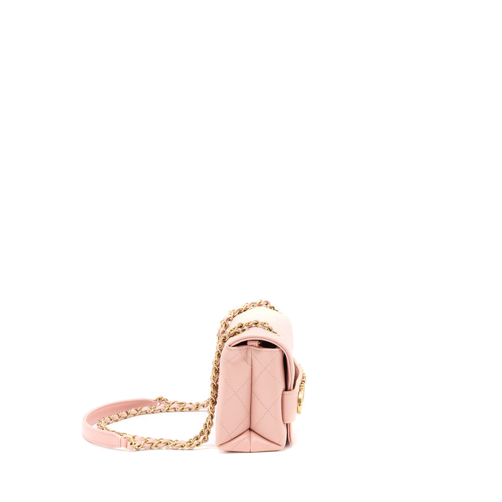 chanel-front-logo-flap-bag-calfskin-pink-brushed-ghw