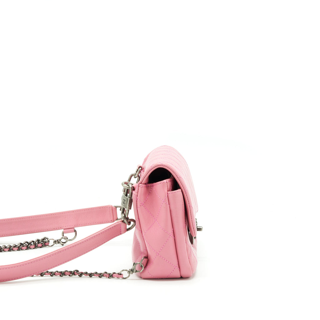 chanel-quilted-flap-cross-body-bag-pink-with-ruthenium-hardware